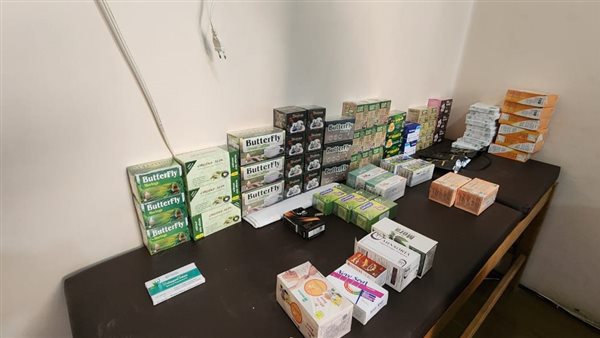 جانب من المضبوطات