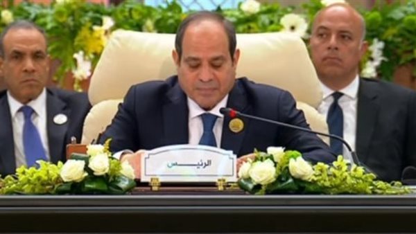 الرئيس السيسي خلال