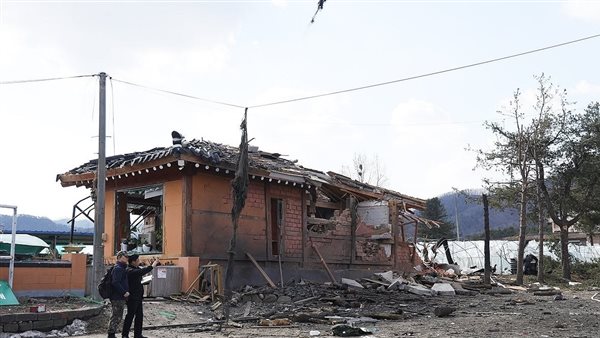 الأضرار بعد إلقاء