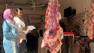 تحرير 8 محاضر تموينية وإزالة تعديات خلال حملات بمركز الواسطى في بني سويف