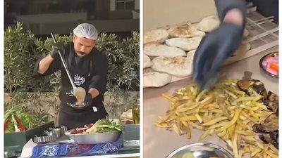  بيرمي الأكل على الترابيزة.. انتقادات واسعة لإعلان مطعم شهير