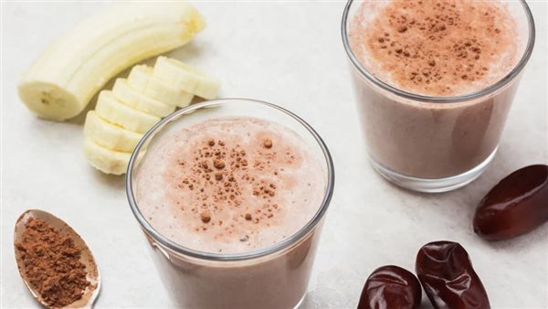 تمر باللبن والموز