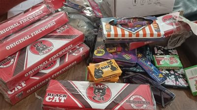 ضبط 1189 قطعة ألعاب نارية بحملة تموينية بكفر الشيخ| صور 