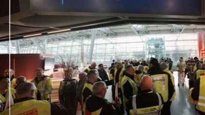 بسبب أزمة الأجور.. الإضرابات تشل حركة المطارات في ألمانيا وإلغاء آلاف الرحلات 