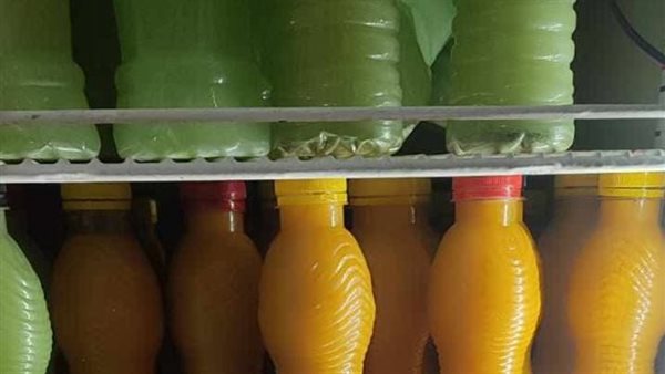 العصائر المضبوطة