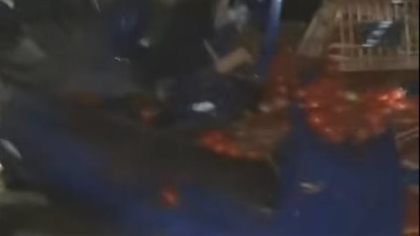 جانب من الحادث 