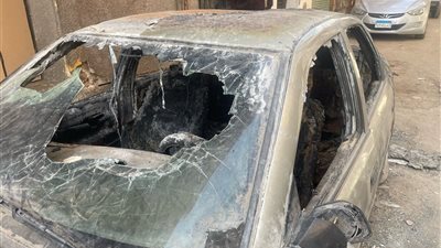 صاحب سيارة تفحمت بسبب صواريخ رمضان بالقليوبية: ربنا يعوض علينا.. وربنا ستر مجاتش في الأولاد 