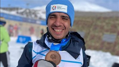 أنطوان سعد يخطف برونزية التزلج على الثلج في الأولمبياد الخاص تورين 2025