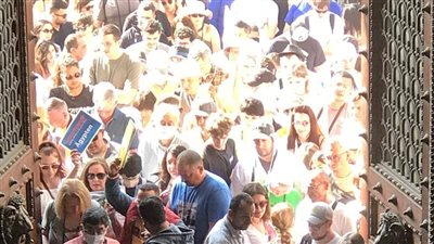 بعد افتتاح معرض الخبز المصري القديم.. إقبال كبير من السائحين على المتحف المصري بالتحرير| صور 