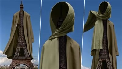 إعلان علامة تجارية لـ برج إيفل بالحجاب يثير غضب السياسيين الفرنسيين.. ما القصة؟