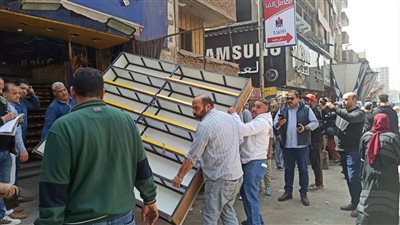 محافظة الجيزة تشنّ حملة مكبرة لإزالة الإشغالات والتعديات بشارع ناهيا بحي بولاق الدكرور