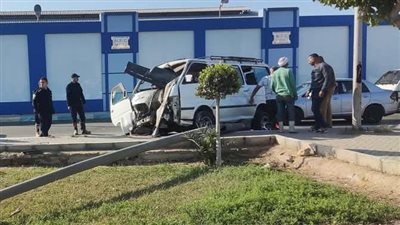 إخلاء سبيل سائق ميكروباص بعد اصطدامه بعامود إنارة وإصابة 3 تلاميذ في السويس 