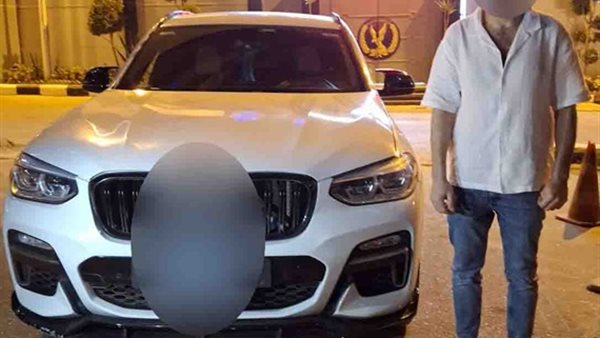 المتهم والسيارة المضبوطة