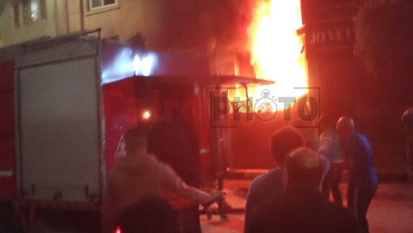 حريق عقار بالمريوطية