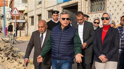 محافظ الإسكندرية يتفقد الأعمال الإنشائية لكوبري محمد نجيب والتحويلات المرورية الجديدة