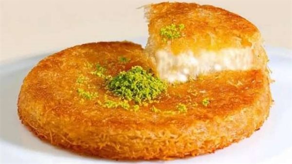 الكنافة بالقشطة -