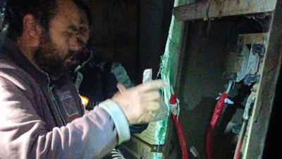 اشتعال كابل كهرباء في ناهيا البلد.. وفصل التيار لحين الإصلاح