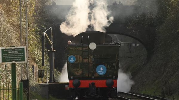 عودة قطار بخاري للعمل