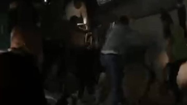 جانب من الحادث 