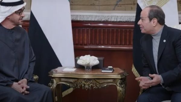 لقاء السيسي وبن زايد