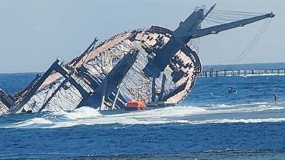 غرامة 24 مليون دولار كـ تعويض.. فى جنوح وغرق سفينة البضائع أمام القصير بسبب الأضرار بالبيئة البحرية