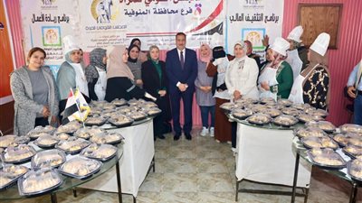 محافظ المنوفية يتفقد مطبخ تجهيز وجبات الإفطار الساخنة للأسر الأولى بالرعاية