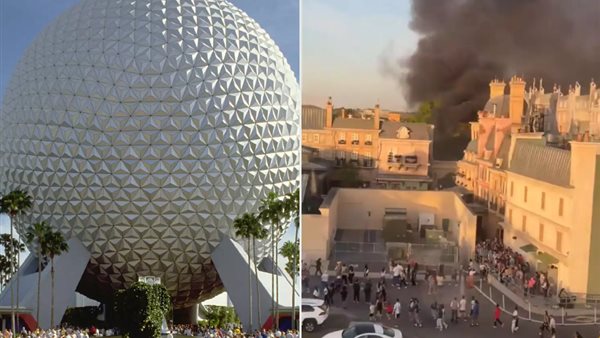 حريق ديزني لاند 