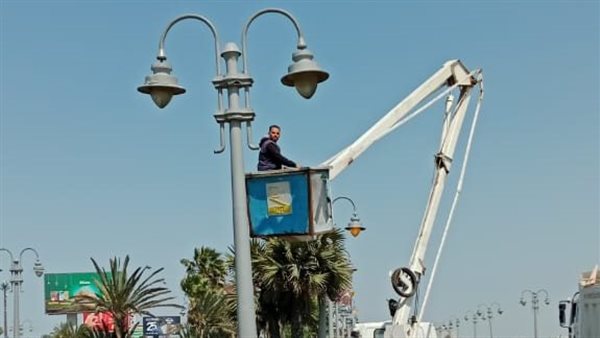 استعدادات تهيئة الشوارع