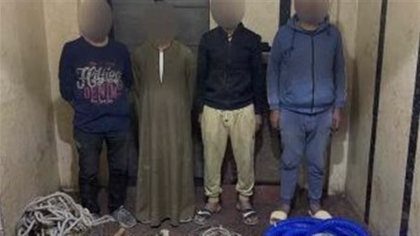 المتهمين والمضبوطات