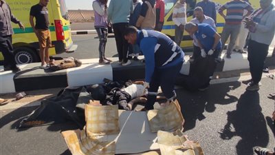  مصرع شخصين وإصابة آخر إثر تصادم سيارة ملاكي وتوك توك على كوبري خزان أسوان