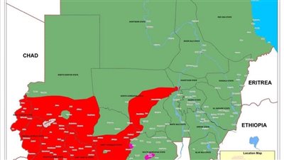 الجيش السوداني ينشر خريطة حديثة توضح مواقع سيطرته في مواجهة الدعم السريع