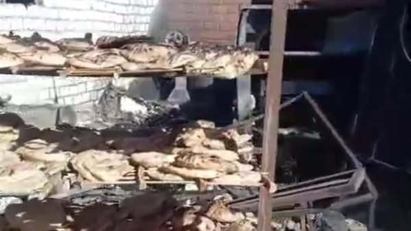 حريق في مخبز