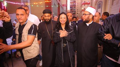 وزيرة التضامن تشهد حفل إفطار أهالينا لسكان المناطق المطورة والفئات الأولى بالرعاية | صور