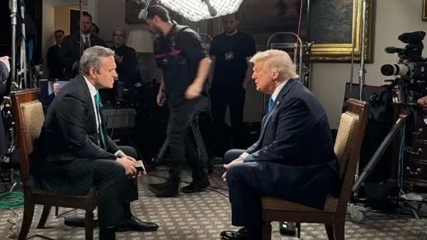 ترامب خلال مقابلته