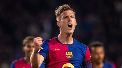 بثنائية توريس وأولمو.. برشلونة يتقدم على أوساسونا في الشوط الأول بالدوري الإسباني