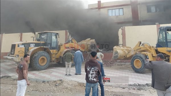 حريق مصنع نجف