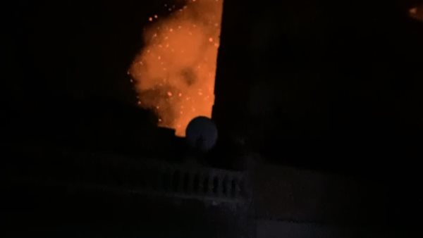 حريق بورشة أخشاب