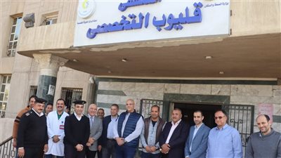 محافظ القليوبية يتفقد مستشفيي ناصر العام وقليوب التخصصي لمتابعة جاهزيتهما قبل العيد