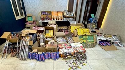 ضبط أكثر من 100 مليون قطعة ألعاب نارية خلال شهر رمضان على مستوى الجمهورية