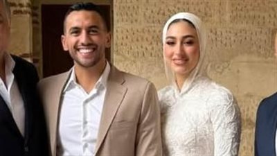 البطل الأولمبي أحمد الجندي لاعب الخماسي الحديث يحتفل بعقد قرانه | صور