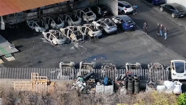 آثار الحريق