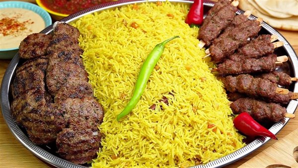 كفتة دجاج مدخنة مع