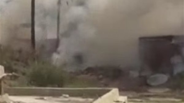 جانب من الحريق