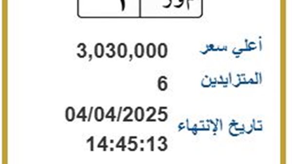 لوحات مرور مميزة