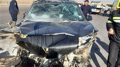 إصابة 9 أشخاص في انقلاب سيارة بطريق القطامية – العين السخنة