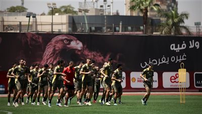 تفاصيل تدريب الأهلي الختامي قبل السفر إلى موريتانيا لمواجهة الهلال السوداني