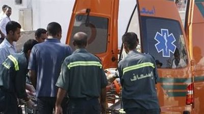 إصابة 15 عاملًا إثر انقلاب ميني باص بسبب حمار في الفيوم | بث مباشر
