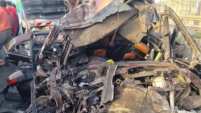 إصابة شخصين في حادث دهس سيارة نقل لأخرى ملاكي بالدقهلية