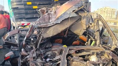 ننشر أسماء المصابين في حادث دهس تريلا لملاكي في الدقهلية