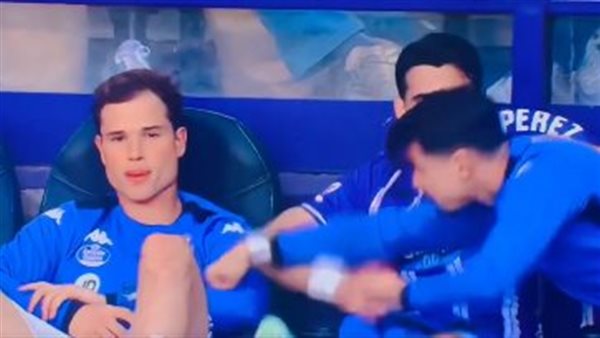 لاعب بلد الوليد يعتدي